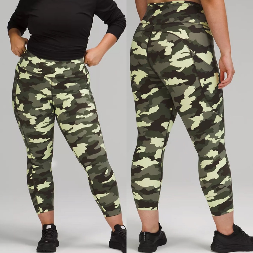 Lululemon Fast and Free HR Tight 25" - Camo